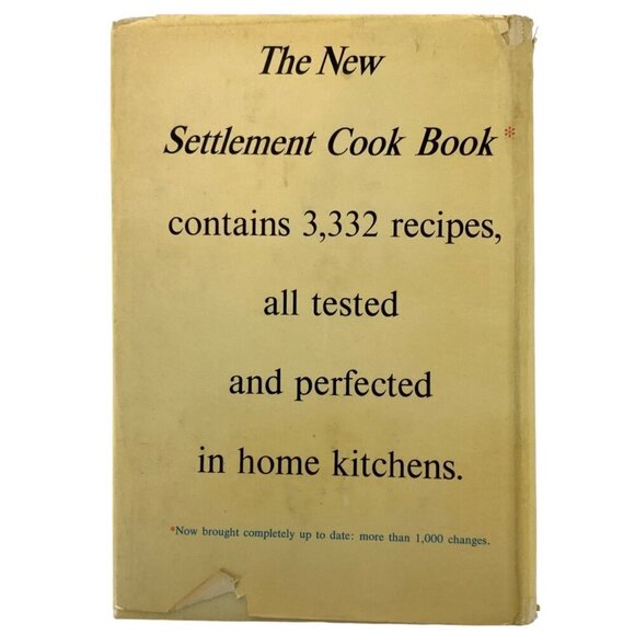 The New Settlement Cook Book by Mrs Simon Kander 2nd Printing 1954 Hardcover - Picture 3 of 13